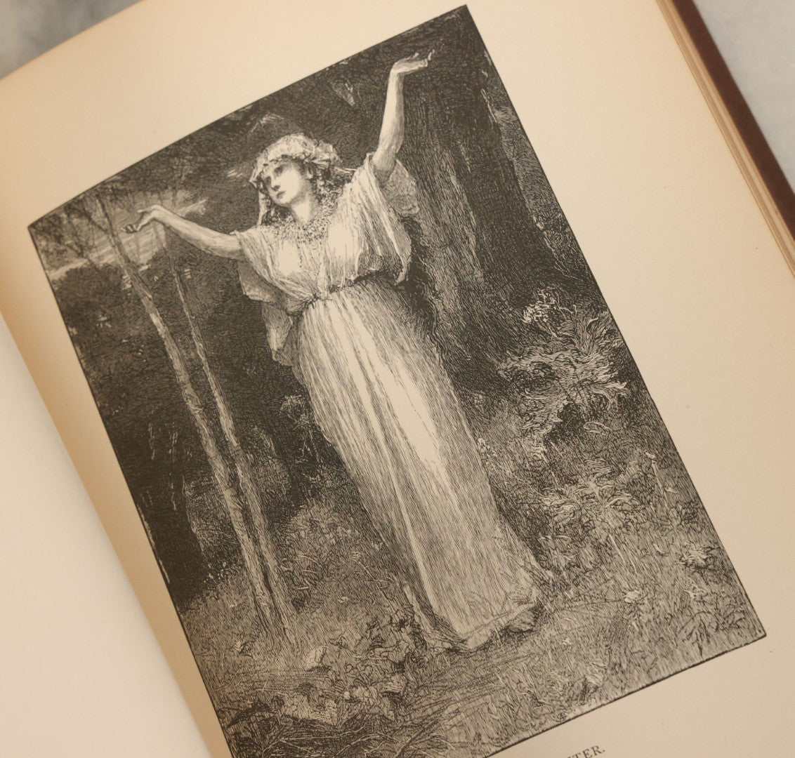 Lot 143 - "A Dream Of Fair Women" Antique Poetry Book By Alfred Tennyson, Illustrated James R. Osgood And Company, Boston, 1885