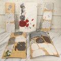Lot 036 - Grouping Of Five Vintage Wood Paint Test Panels Used By Painter Of Duck Decoys, Circa 1995-2005, As Found
