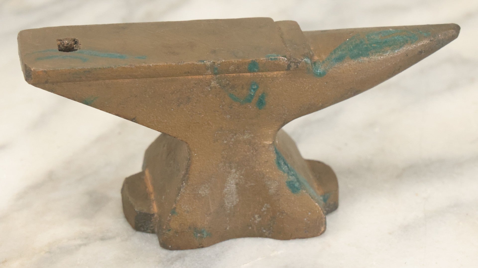 Lot 089 - Vintage Cast Bronze Jewelers Anvil, No Markings, Overall Length 4-3/4"