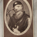 Lot 114 - Single Antique Carte De Visite C.D.V. Illustrated Album Filler Card Depicting King Robert, The Bruce, After The Original Picture At Taymouth Castle