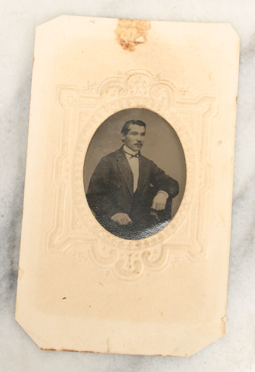 Lot 119 - Grouping Of 12 Antique Tintype Photographs Of Men And Women, Including Elderly Man With Long White Beard And Woman With Gold Jewelry