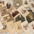 Lot 121 - Grouping Of 23 Antique Cabinet Card And Boarded Photographs Of Men, Women And Children, Including Class Of Graduates From Waterbury, Vermont