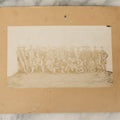 Lot 135 - Antique Boarded Photograph Of Grouping Of Soldiers Posing Beside Tents With Their Dog, Likely Civil War Era, Harry W. Brown Pictures And Picture Framers, Boston