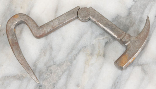 Lot 106 - Antique Cast Metal Horse Hoof Hammer Hook Farrier's Tool