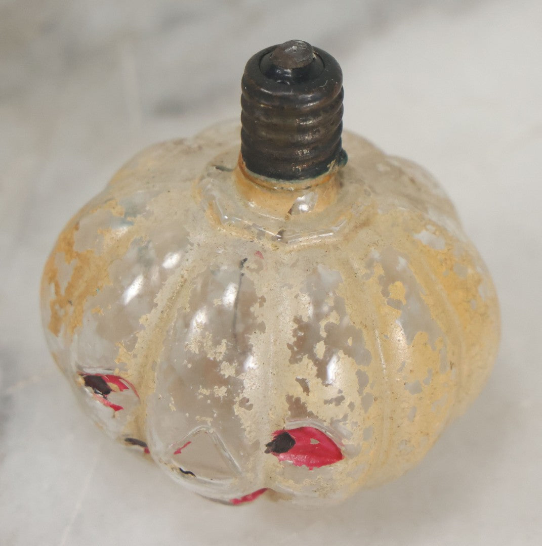 Lot 109 - Vintage Halloween Pumpkin Jack-O-Lantern J.O.L. Light Bulb With Severely Chipped Paint, Untested