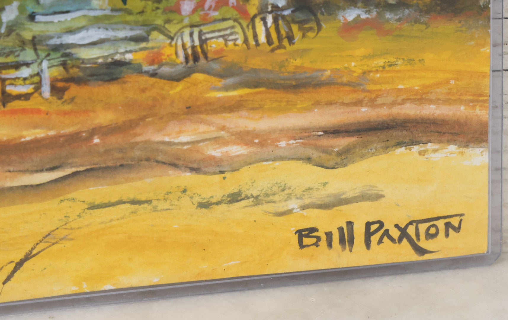 Lot 138 - Pair Of Unframed Paintings Including Painting On Paper Of Fisherman's Home In Belfast Maine, Artist Signed Bill Paxton, 1982, And Antique Watercolor Of Farmhouse, Artist Signed M. White 1894