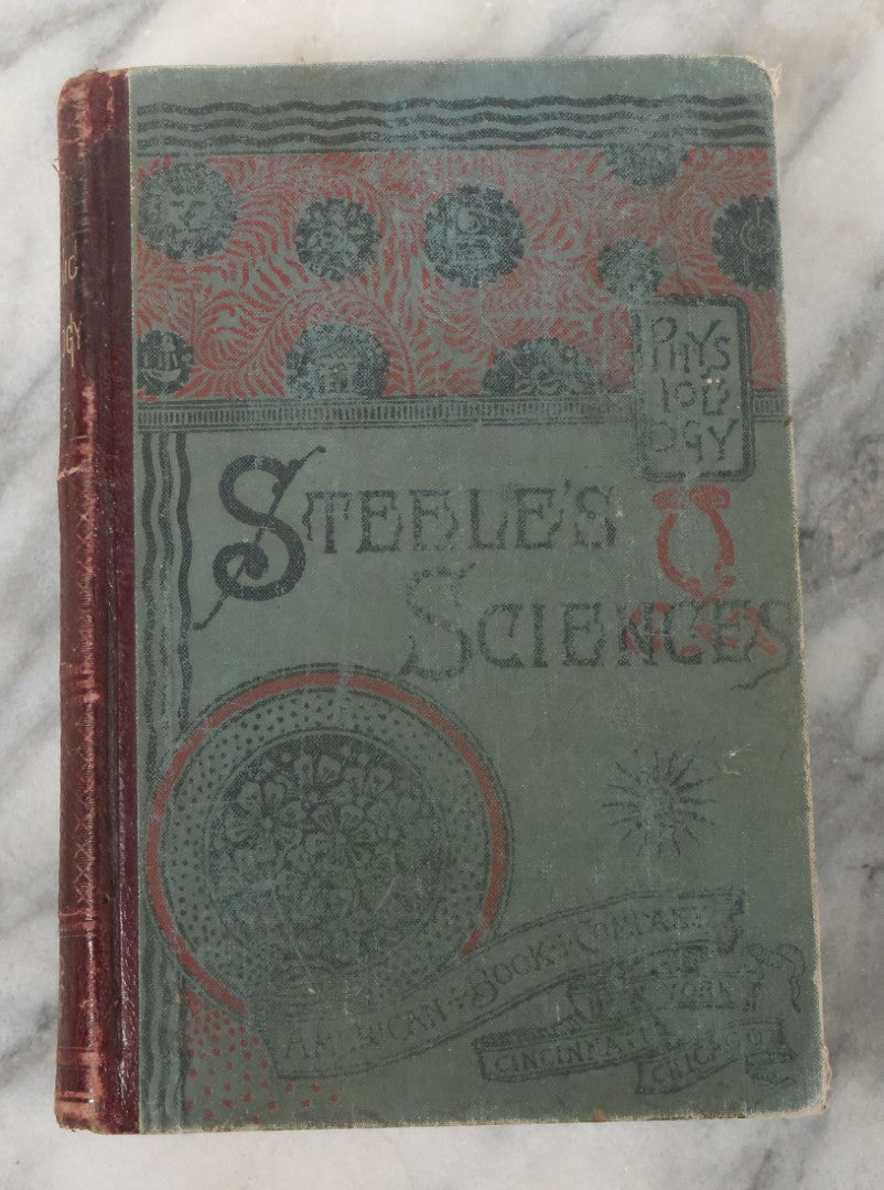 Lot 141 - "Pathfinder Physiology No. 3: Hygienic Physiology With Special Reference To The Use Of Alcoholic Drinks And Narcotics" Antique Book, By Joel Dorman Steele, Ph.D. Illustrated, American Book Company, Publishers, New York, 1888