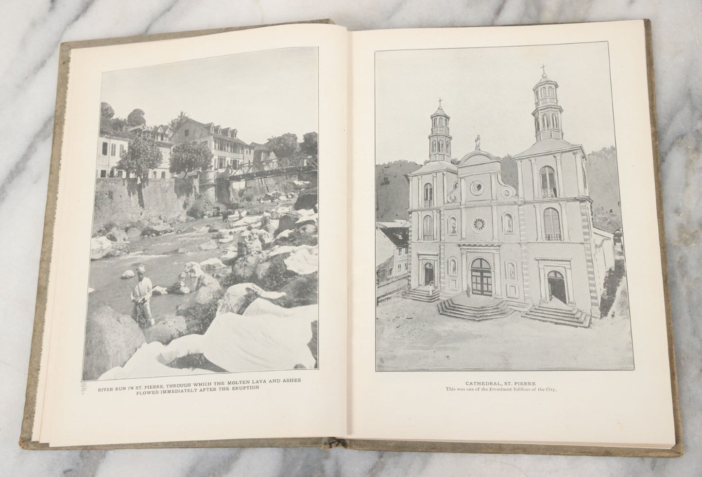 Lot 142 - "Volcano's Deadly Work: From The Fall Of Pompeii To The Destruction Of St. Pierre" Antique Dummy Salesman Sample Book, Edited And Written By Charles Morris, Profusely Illustrated, Published By W.E. Scull, 1902