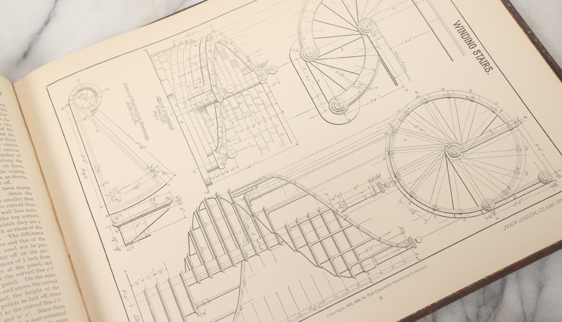 Lot 144 - "A Treatise On Building Construction, Vol. III, Architectural Drawing" Antique Book, Prepared For Students Of The International Correspondence Schools By The Colliery Engineer Co., Scranton, Pennsylvania, First Edition, Illustrated, 1900