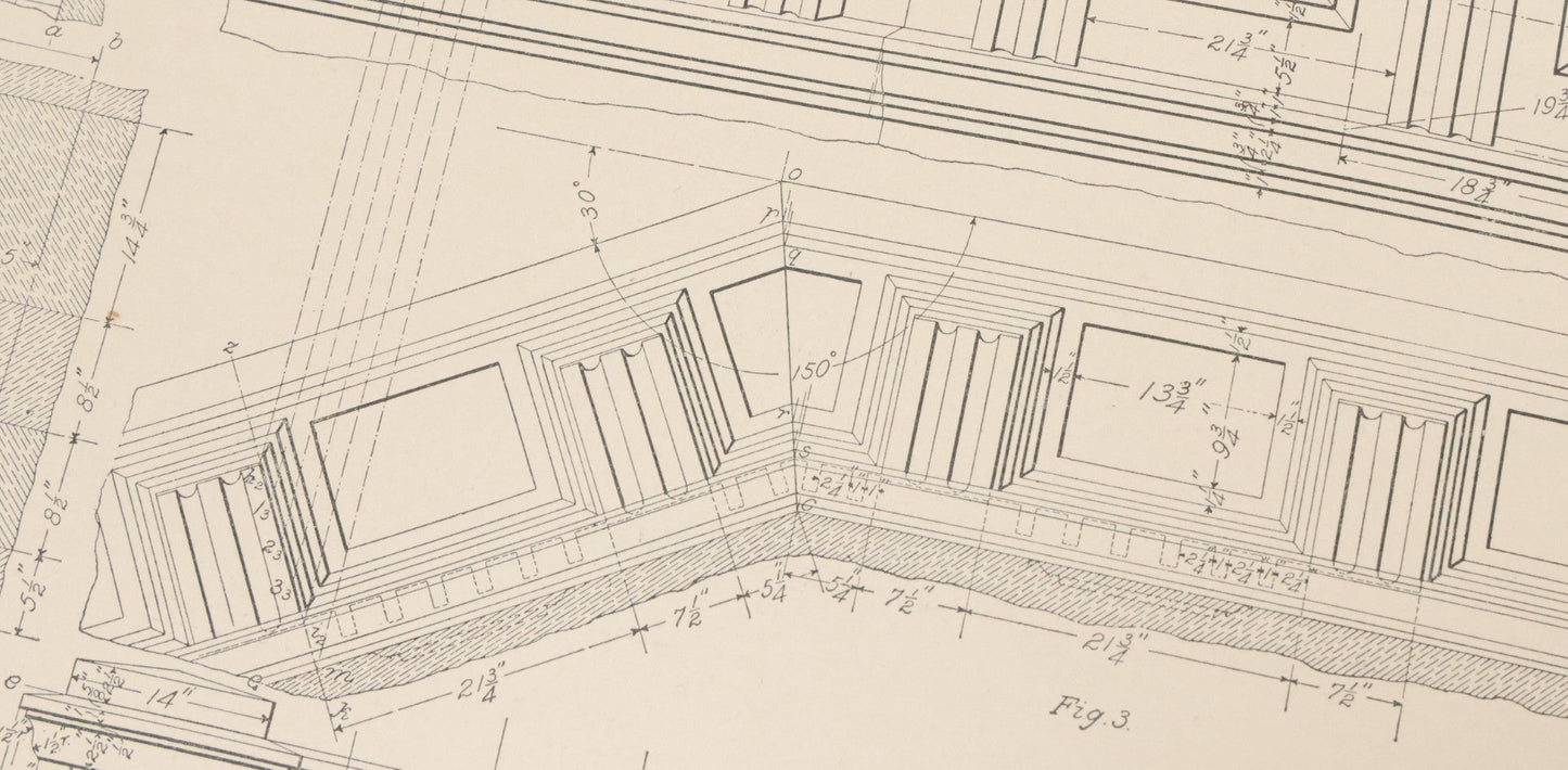 Lot 144 - "A Treatise On Building Construction, Vol. III, Architectural Drawing" Antique Book, Prepared For Students Of The International Correspondence Schools By The Colliery Engineer Co., Scranton, Pennsylvania, First Edition, Illustrated, 1900