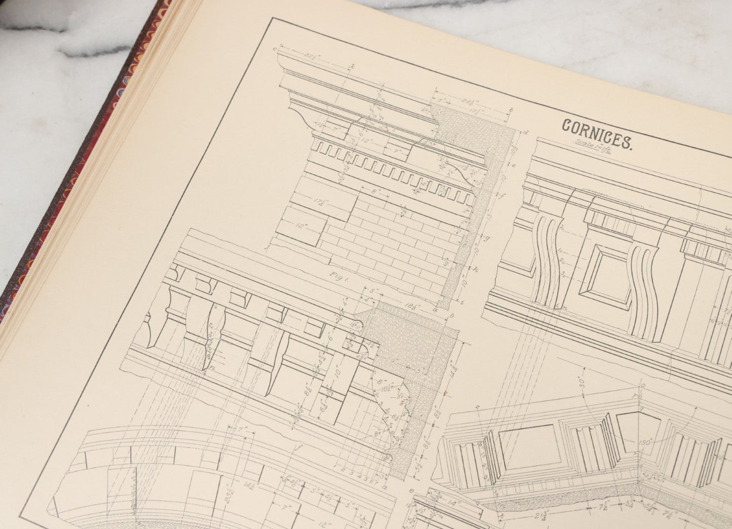 Lot 144 - "A Treatise On Building Construction, Vol. III, Architectural Drawing" Antique Book, Prepared For Students Of The International Correspondence Schools By The Colliery Engineer Co., Scranton, Pennsylvania, First Edition, Illustrated, 1900