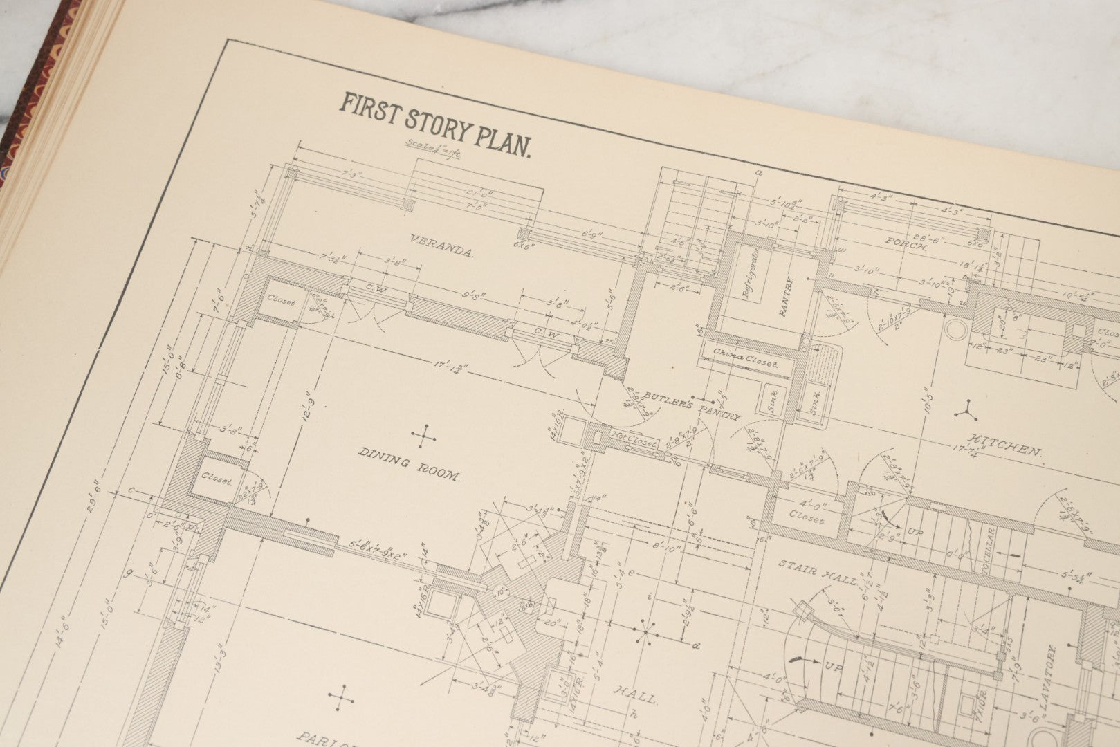 Lot 144 - "A Treatise On Building Construction, Vol. III, Architectural Drawing" Antique Book, Prepared For Students Of The International Correspondence Schools By The Colliery Engineer Co., Scranton, Pennsylvania, First Edition, Illustrated, 1900