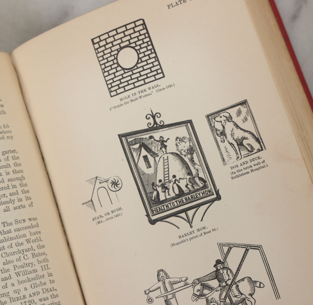 Lot 145 - "The History Of Signboards From The Earliest Times To The Present Day" Antique Book On Trade Signs By Jacob Larwood And John Camden Hotten With 100 Illustrations, 12th Edition, Chatto & Windus, Publishers, London, 1908