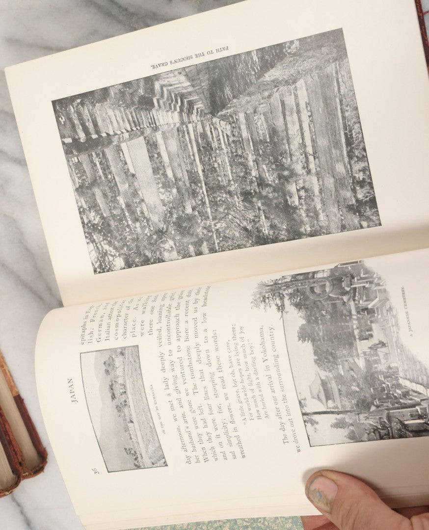 Lot 146 - Grouping Of Antique Books, "John L. Stoddard's Lectures" Four Volume Set Covering Sicily, Genoa, The Rhine, Belgium, Holland, Mexico, Japan, China, Canada, And More, Illustrated, Published By Norwood Press And Balch Brothers Co., Norwood Massachusetts, 1902