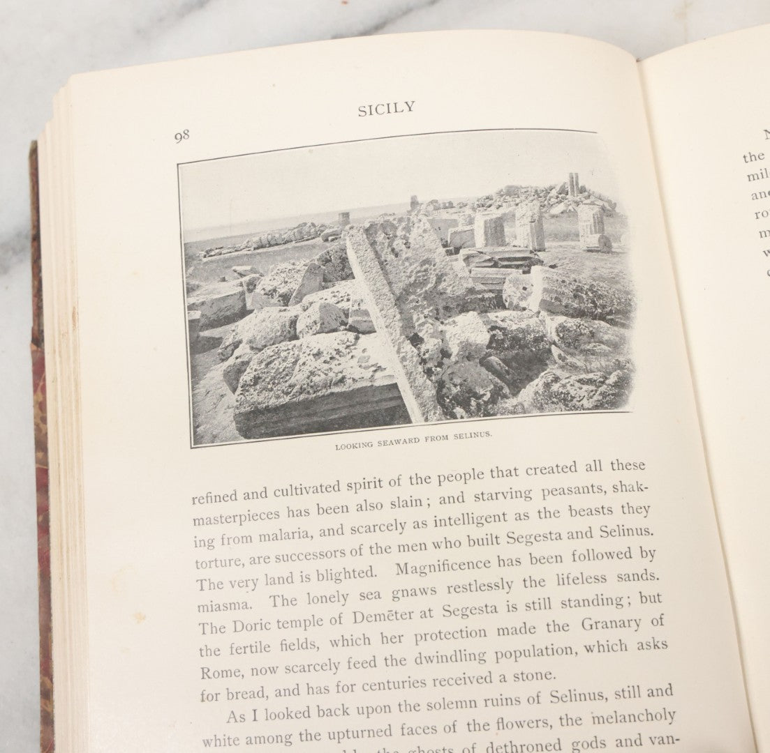 Lot 146 - Grouping Of Antique Books, "John L. Stoddard's Lectures" Four Volume Set Covering Sicily, Genoa, The Rhine, Belgium, Holland, Mexico, Japan, China, Canada, And More, Illustrated, Published By Norwood Press And Balch Brothers Co., Norwood Massachusetts, 1902