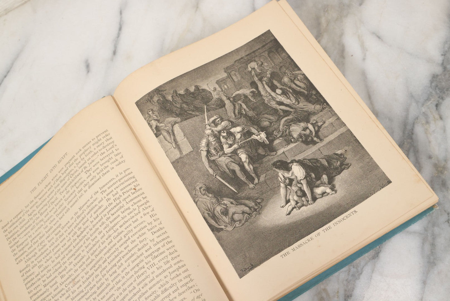 Lot 149 - "The Story Of Jesus, The Life Of Christ" Antique Book By Canon Farrar, Archdeacon On Westminster, Illustrated With Full Page Engravings By Gustave Dore And Others, Globe Bible Publishing Co., Philadelphia 1890