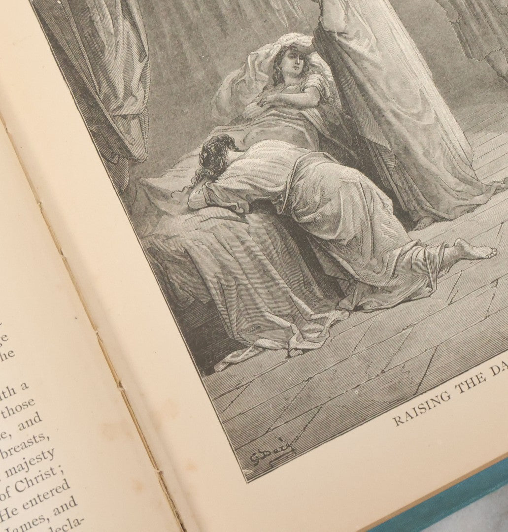 Lot 149 - "The Story Of Jesus, The Life Of Christ" Antique Book By Canon Farrar, Archdeacon On Westminster, Illustrated With Full Page Engravings By Gustave Dore And Others, Globe Bible Publishing Co., Philadelphia 1890