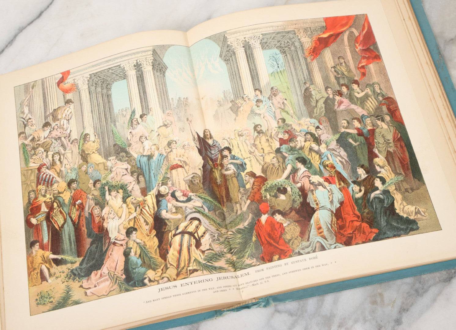 Lot 149 - "The Story Of Jesus, The Life Of Christ" Antique Book By Canon Farrar, Archdeacon On Westminster, Illustrated With Full Page Engravings By Gustave Dore And Others, Globe Bible Publishing Co., Philadelphia 1890