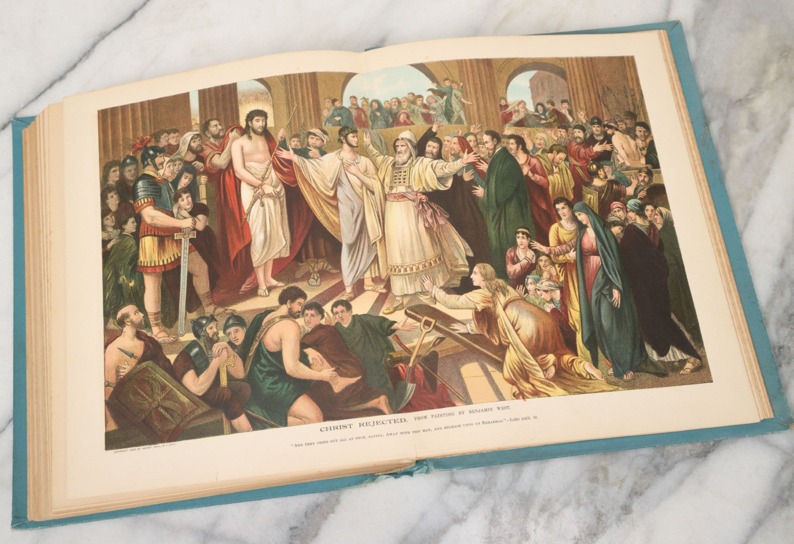 Lot 149 - "The Story Of Jesus, The Life Of Christ" Antique Book By Canon Farrar, Archdeacon On Westminster, Illustrated With Full Page Engravings By Gustave Dore And Others, Globe Bible Publishing Co., Philadelphia 1890