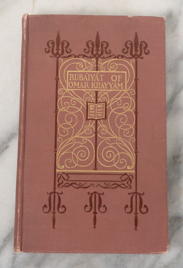 Lot 150 - "The Rubaiyat Of Omar Khayyam" Antique Book, Translated By Edward Fitzgerald, With Illustrations By Gilbert James, R.F. Fenno And Co., Publishers, New York, Circa 1900