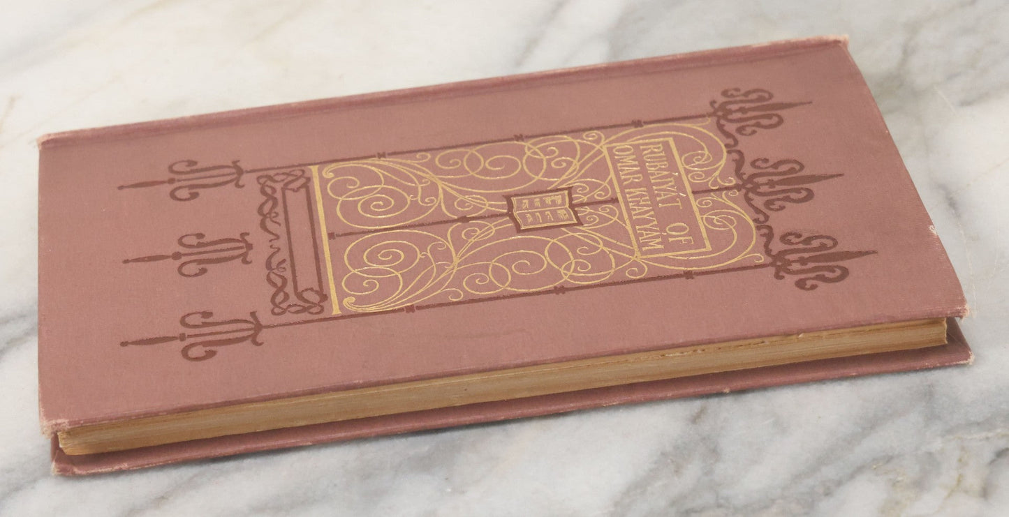 Lot 150 - "The Rubaiyat Of Omar Khayyam" Antique Book, Translated By Edward Fitzgerald, With Illustrations By Gilbert James, R.F. Fenno And Co., Publishers, New York, Circa 1900