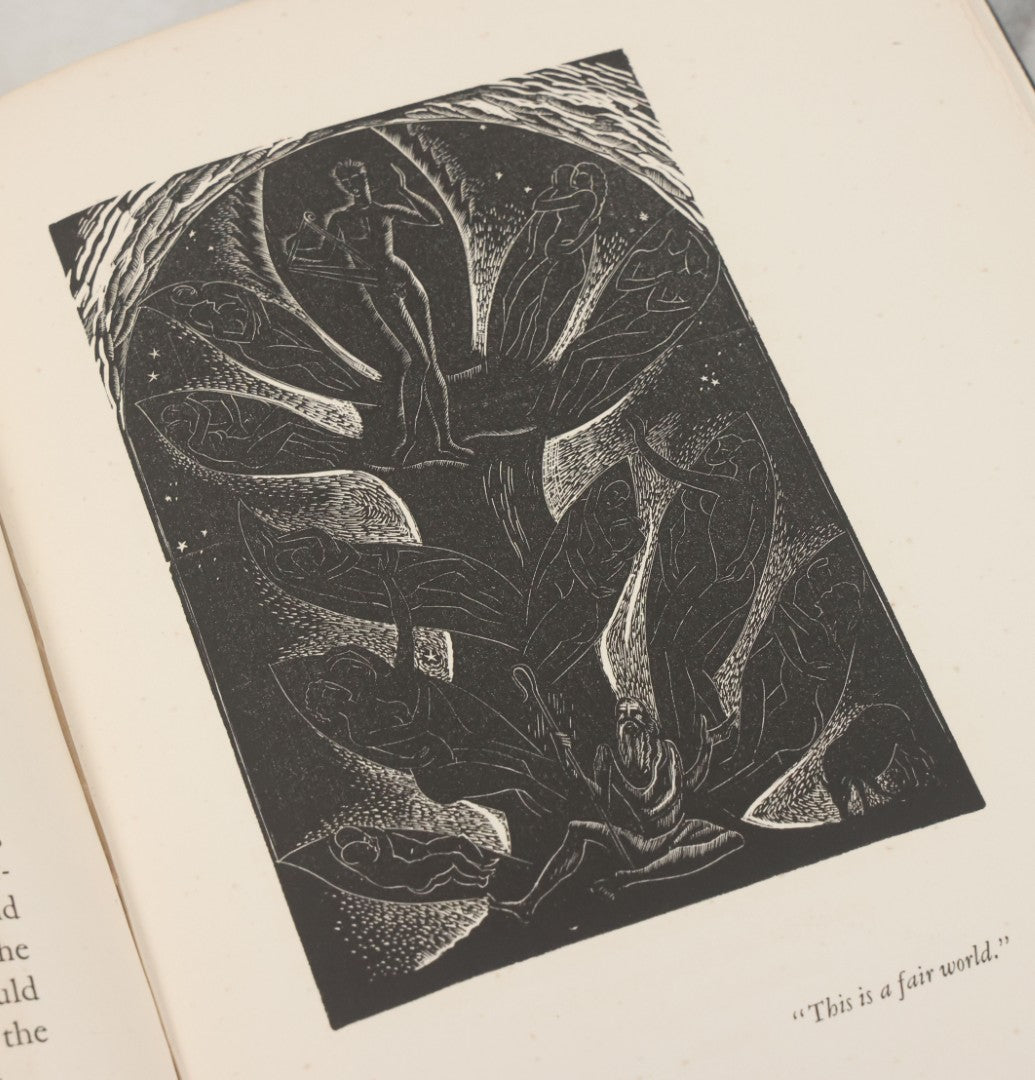 Lot 152 - "The Music From Behind The Moon, An Epitome" Vintage Book By James Branch Cabell, With 8 Engravings By Leon Underwood, First Publication Of The John Day Company, Publishers, New York, 1926, First Edition, Limited Edition Of 3000 Copies