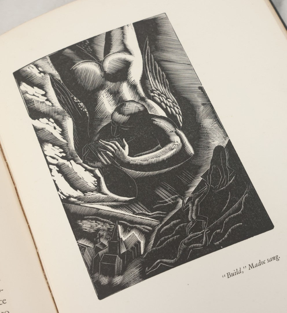 Lot 152 - "The Music From Behind The Moon, An Epitome" Vintage Book By James Branch Cabell, With 8 Engravings By Leon Underwood, First Publication Of The John Day Company, Publishers, New York, 1926, First Edition, Limited Edition Of 3000 Copies