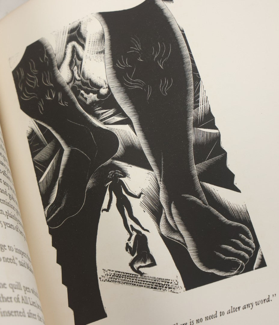 Lot 152 - "The Music From Behind The Moon, An Epitome" Vintage Book By James Branch Cabell, With 8 Engravings By Leon Underwood, First Publication Of The John Day Company, Publishers, New York, 1926, First Edition, Limited Edition Of 3000 Copies