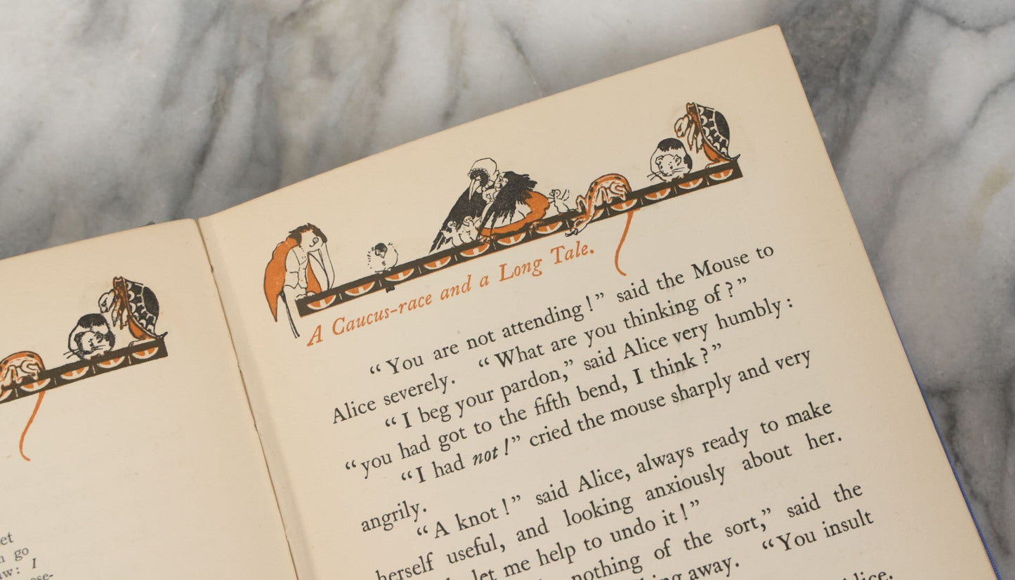 Lot 153 - "Alice's Adventures In Wonderland" Antique Book By Lewis Carroll, Illustrated By Gwynedd M. Hudson With Tipped In Full Color Illustrations, Hodder And Stoughton, Publishers, London, Circa 1920