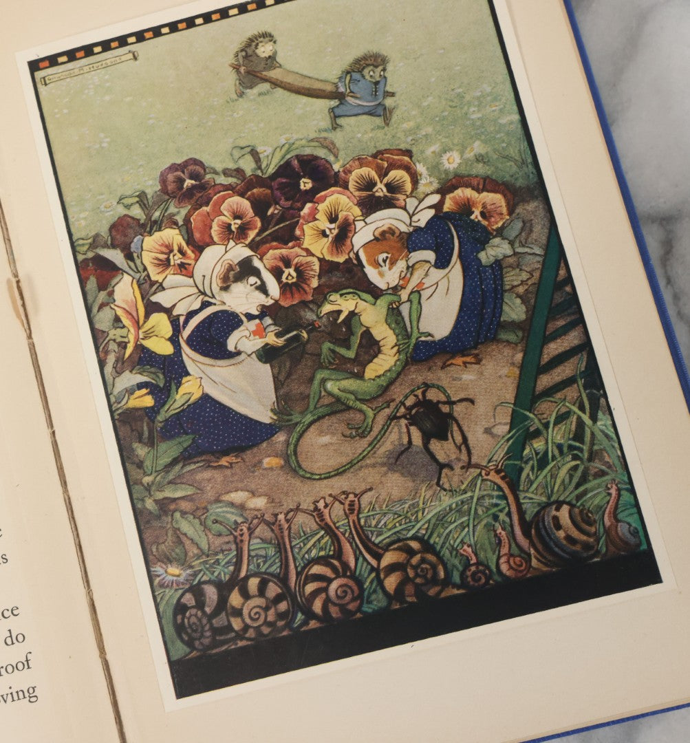 Lot 153 - "Alice's Adventures In Wonderland" Antique Book By Lewis Carroll, Illustrated By Gwynedd M. Hudson With Tipped In Full Color Illustrations, Hodder And Stoughton, Publishers, London, Circa 1920