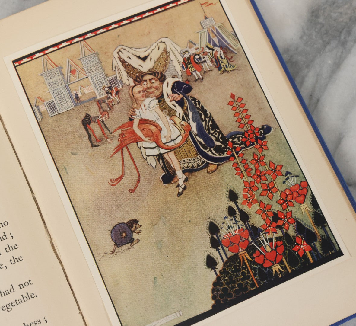 Lot 153 - "Alice's Adventures In Wonderland" Antique Book By Lewis Carroll, Illustrated By Gwynedd M. Hudson With Tipped In Full Color Illustrations, Hodder And Stoughton, Publishers, London, Circa 1920