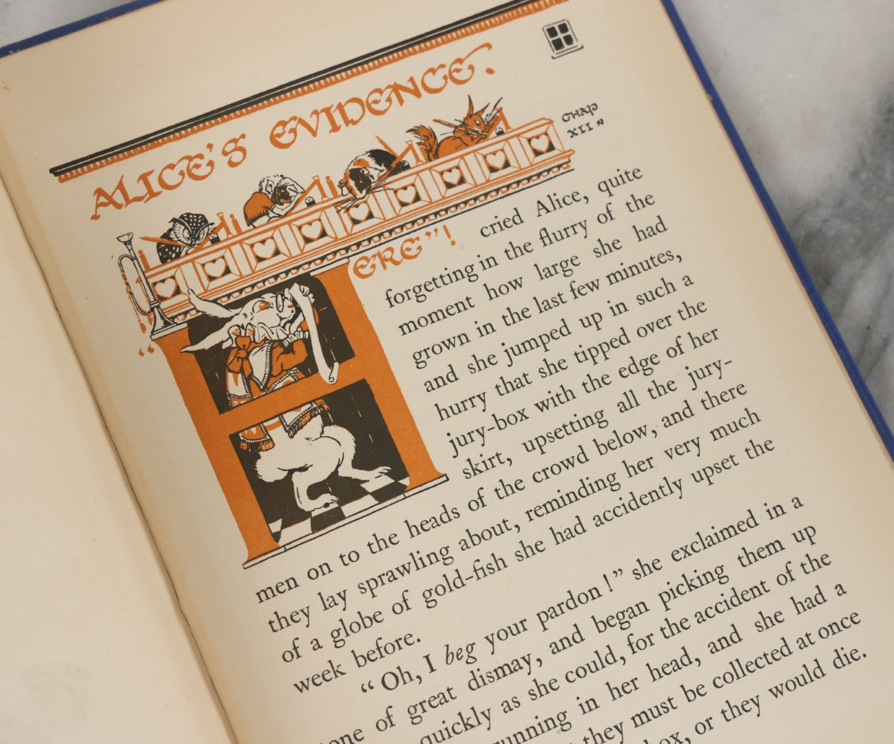 Lot 153 - "Alice's Adventures In Wonderland" Antique Book By Lewis Carroll, Illustrated By Gwynedd M. Hudson With Tipped In Full Color Illustrations, Hodder And Stoughton, Publishers, London, Circa 1920