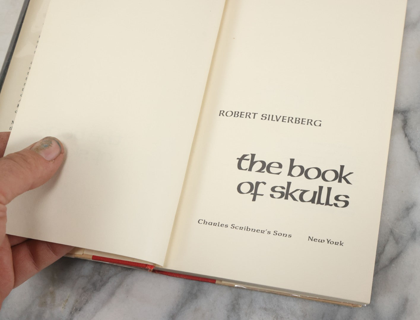 Lot 154 - "The Book Of Skulls", Vintage Novel By Robert Silverberg, Charles Scribner's Sons, Publishers, New York, Copyright 1972