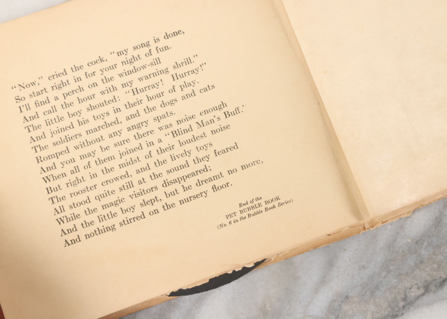 Lot 155 - "The Pet Bubble Book", Sixth Version, "The Harper-Columbia Book That Sings", Story By Ralph Mayhew And Burges Johnson, Pictures By Rhoda Chase, With Three Records By Columbia Graphophone Co., Harper & Brothers, Publishers, 1919