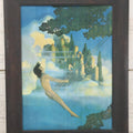 Lot 043 - Antique Maxfield Parrish Lithograph Print "The Dinky Bird" Chromolithograph, Illustrating Eugene Field's "Poems Of Childhood", Early 20th Century, 14-7/8" x 19" Framed