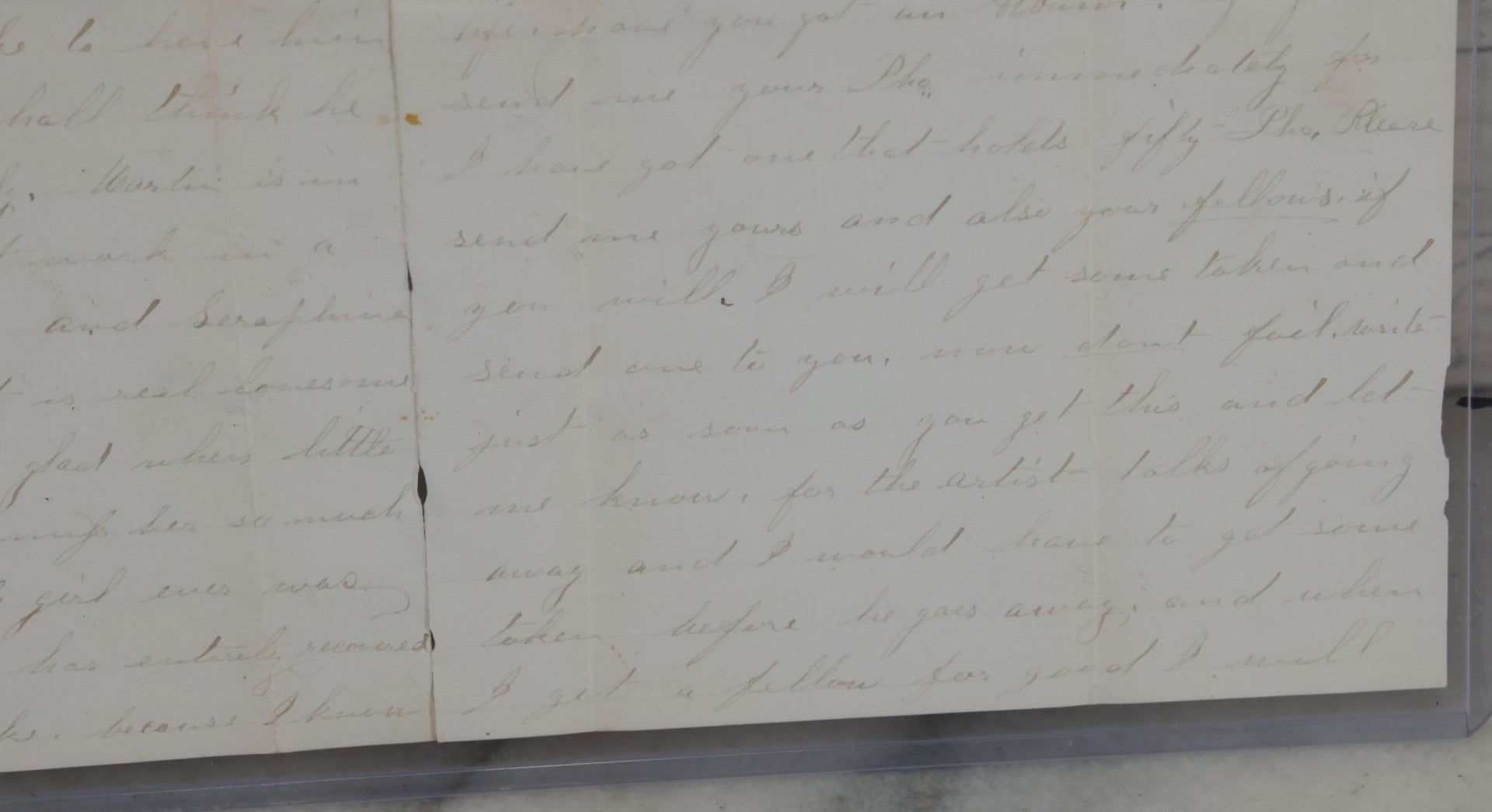 Lot 081 - Antique Handwritten Letter Dated April 26, 1865, Waterloo, New York, Mentioning The Assassination Of President Abraham Lincoln By John Wilkes Booth, With C.O.A. And Transcription, Note Loss To Upper Portion Of Paper, Includes Envelope