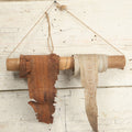 Lot 007 - Antique Snakeskin Store Display With Two Varieties Of Snakeskin On Hanging Cardboard Tube, Sent From Chester B. Stem Inc., New Albany, Indiana, To Mr. Peter B. Hale, Designer And Craftsman Of Hampton, Connecticut