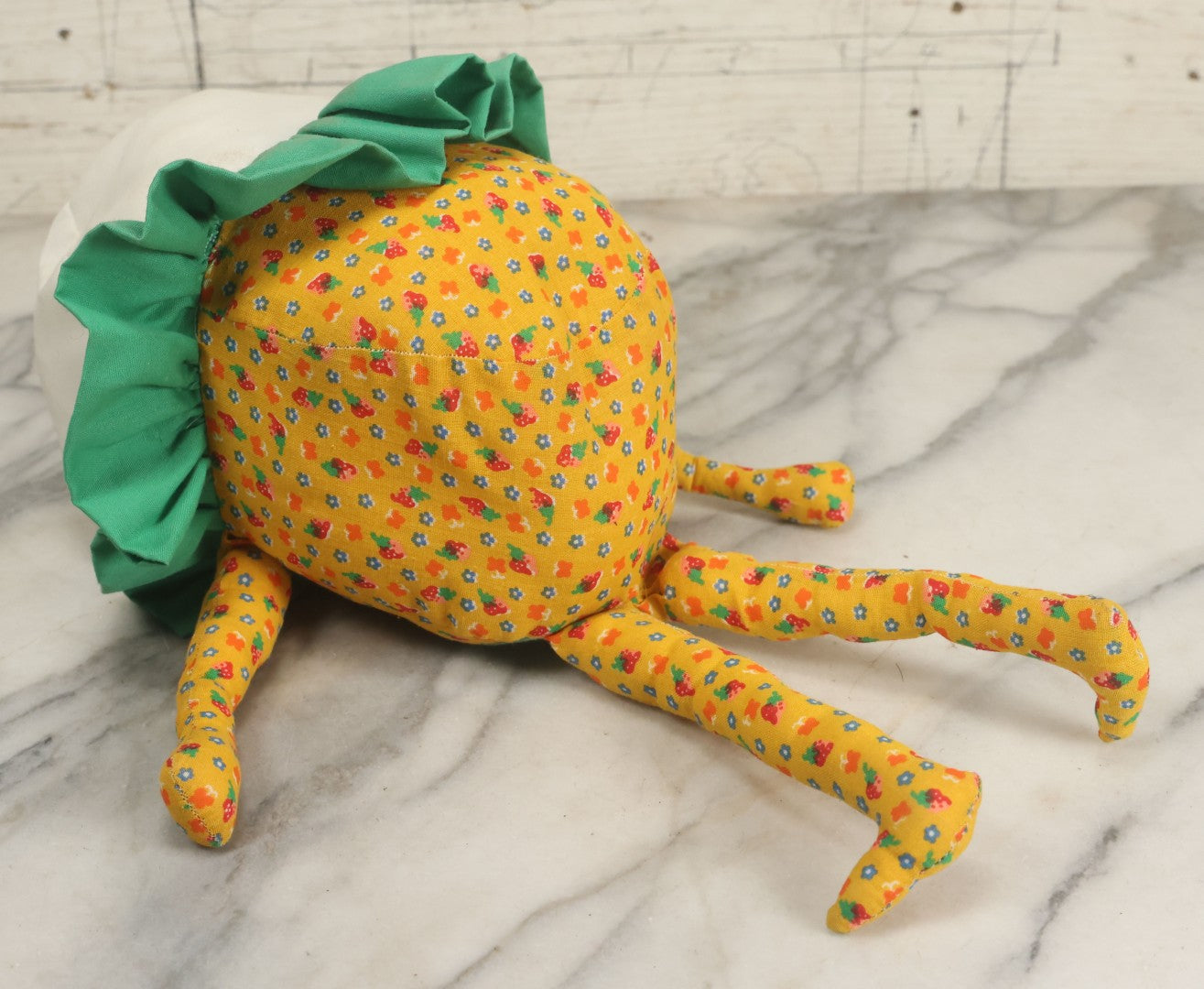 Lot 028 - Vintage Homemade Humpty Dumpty Plush Stuffed Animal
