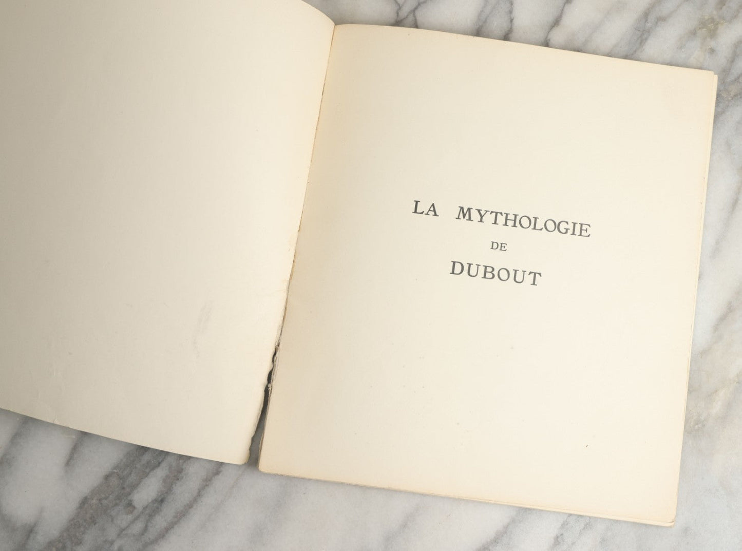 Lot 078 - "La Mythologie De Dubout" Vintage Book Based On The Whimsical And Satirical Illustrations Of Albert Dubout, Edited By Maurice Gaunon, Copyright 1954