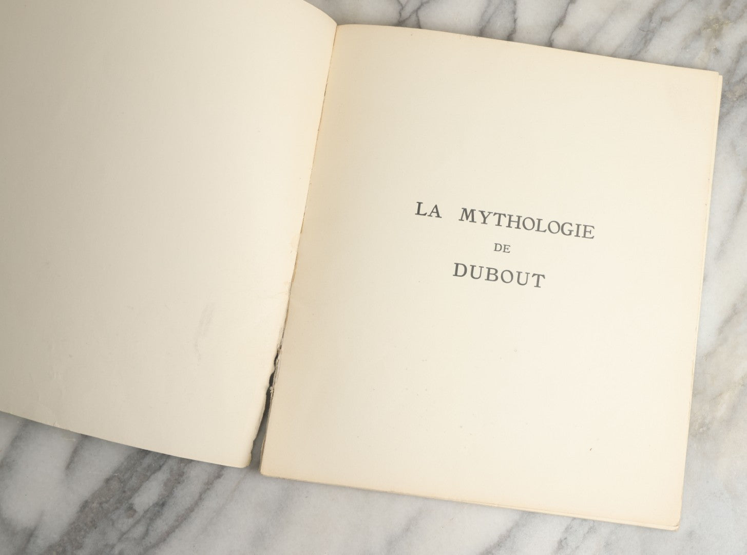 Lot 078 - "La Mythologie De Dubout" Vintage Book Based On The Whimsical And Satirical Illustrations Of Albert Dubout, Edited By Maurice Gaunon, Copyright 1954