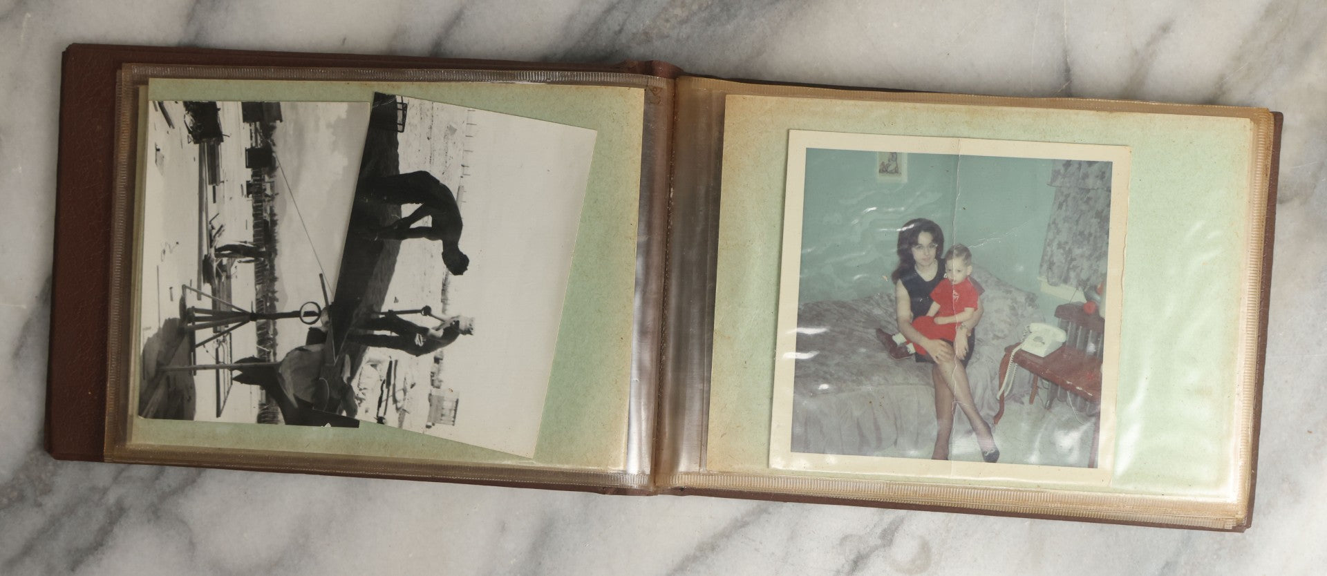 Lot 091 - Vintage Vietnam War Era Snapshot Photo Album Including Photos Of Soldiers On Deployment, At Home, And More, In "Souvenir Of Vietnam" Album