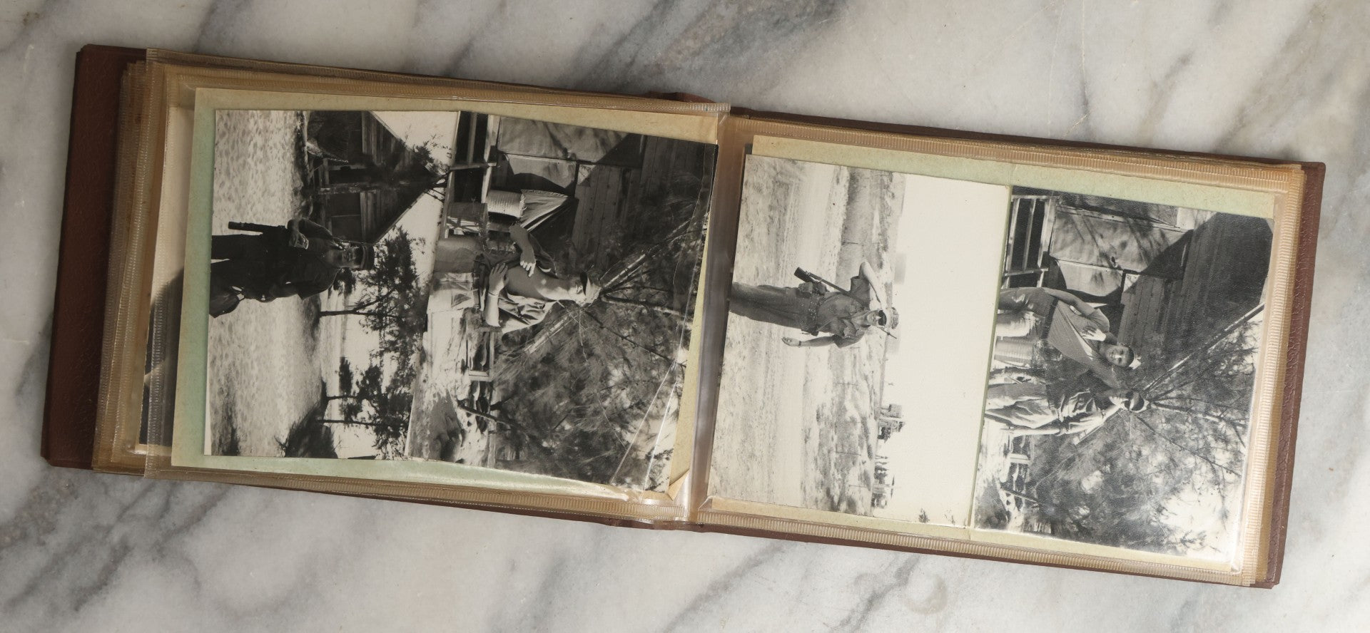 Lot 091 - Vintage Vietnam War Era Snapshot Photo Album Including Photos Of Soldiers On Deployment, At Home, And More, In "Souvenir Of Vietnam" Album