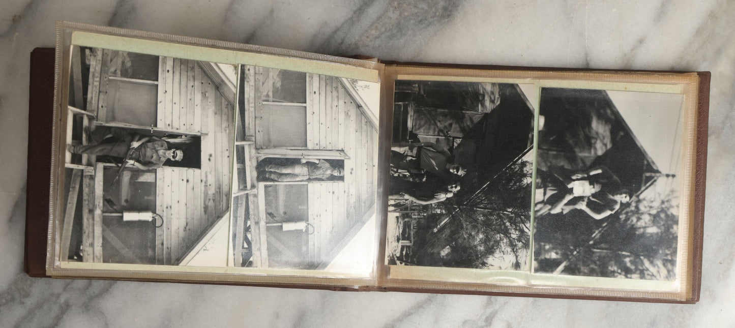 Lot 091 - Vintage Vietnam War Era Snapshot Photo Album Including Photos Of Soldiers On Deployment, At Home, And More, In "Souvenir Of Vietnam" Album