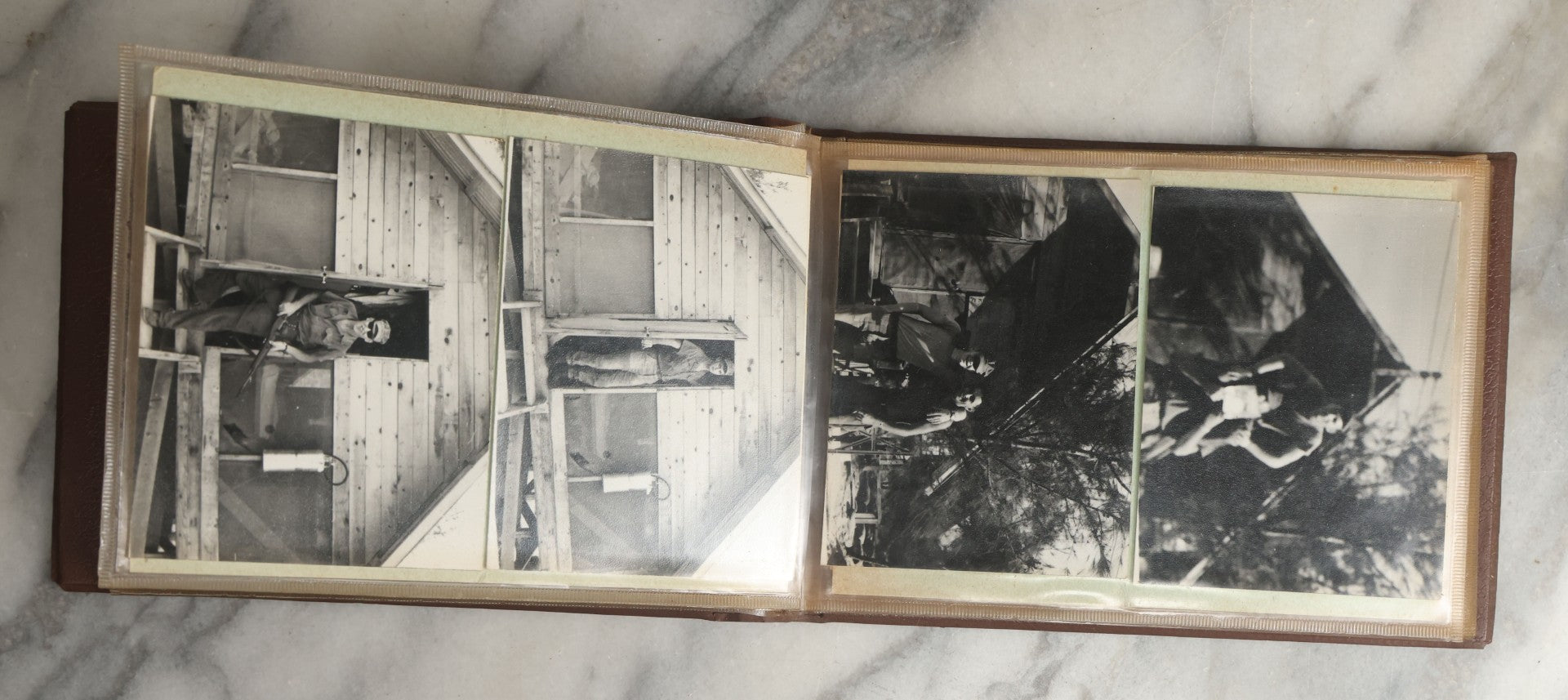 Lot 091 - Vintage Vietnam War Era Snapshot Photo Album Including Photos Of Soldiers On Deployment, At Home, And More, In "Souvenir Of Vietnam" Album
