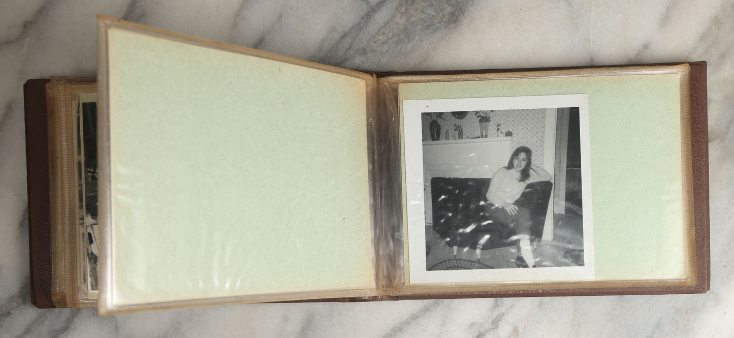 Lot 091 - Vintage Vietnam War Era Snapshot Photo Album Including Photos Of Soldiers On Deployment, At Home, And More, In "Souvenir Of Vietnam" Album