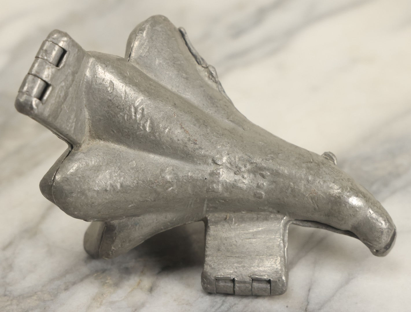 Lot 133 - Vintage Pewter Ice Cream Chocolate Candy Mold, Lily Flower, By Eppelsheimer , E. & Co., New York