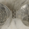 Lot 134 - Vintage Pewter Ice Cream Chocolate Candy Mold, Rose Flower, By Eppelsheimer , E. & Co., New York