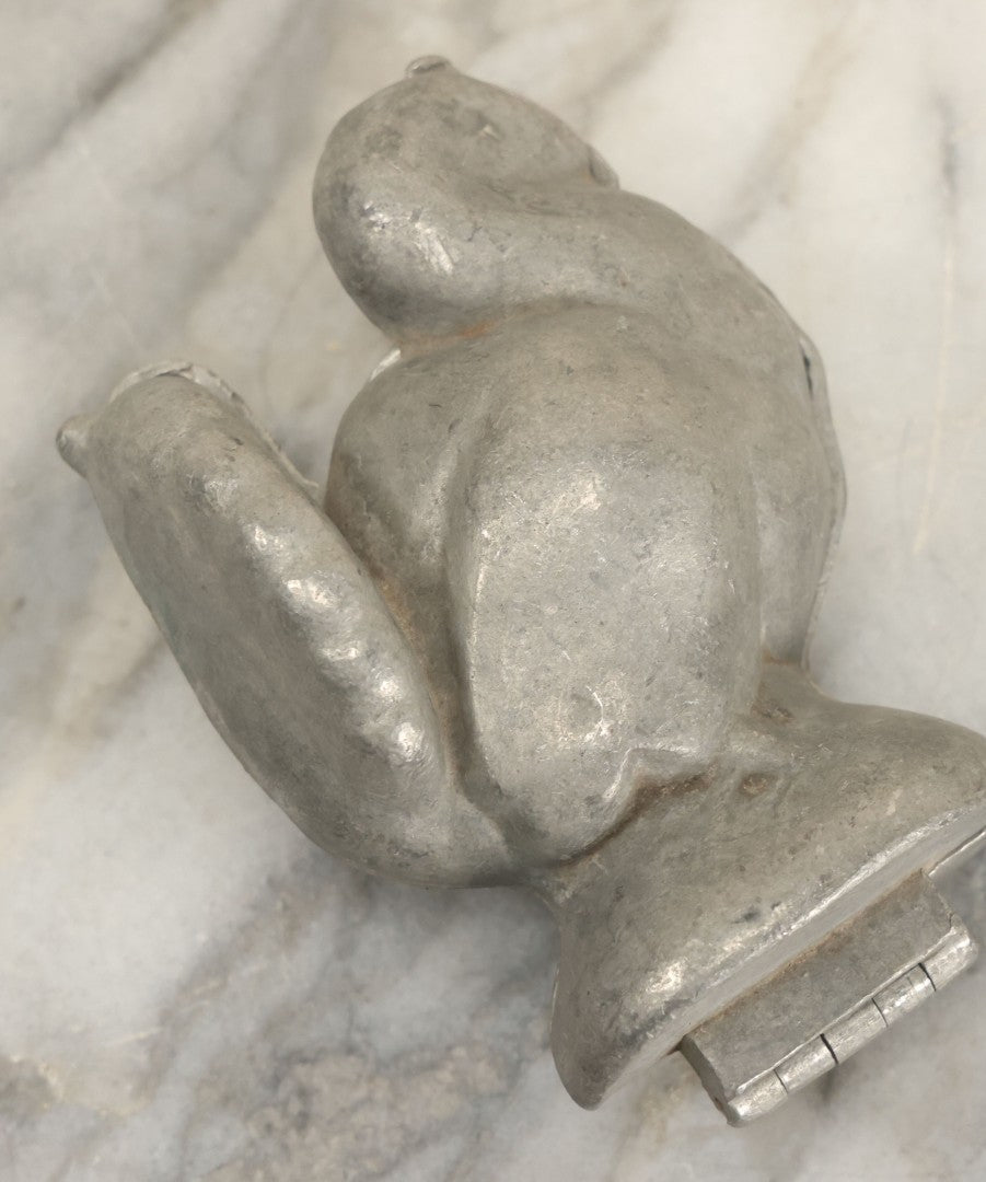 Lot 136 - Vintage Pewter Ice Cream Chocolate Candy Mold, Thanksgiving Turkey, Marked No. 429