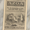 Lot 147 - Antique Azoa Rat Virus Rat And Mice Killer Advertising Postcard, Parke, David & Co,, Detroit, Michigan, No. 1350