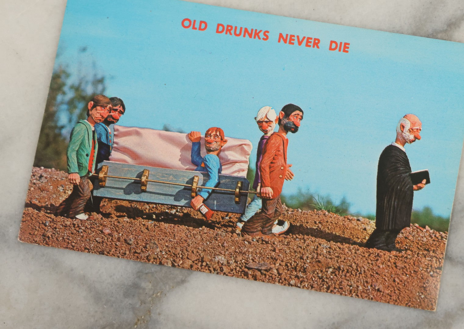 Lot 150 - Grouping Of Thirteen Antique And Vintage Death And Funeral Related Postcards, Including "The Graveyard Is So Too Lonesome, Give Me My Flowers Now"